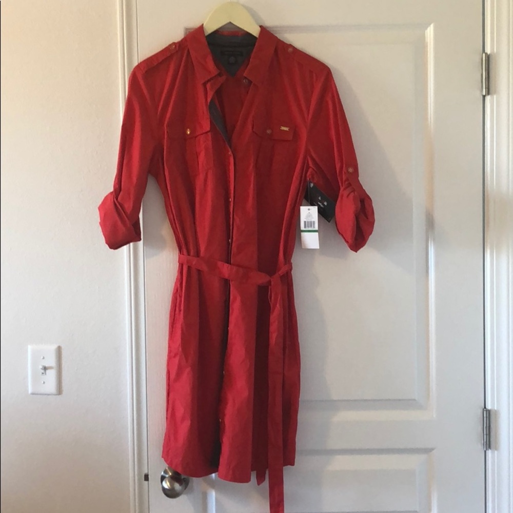 Tommy belt dress